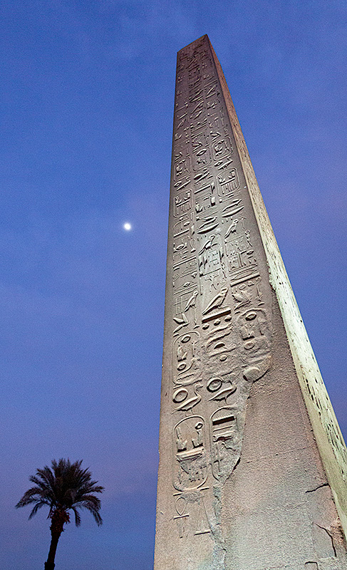 Obelisk and Moon