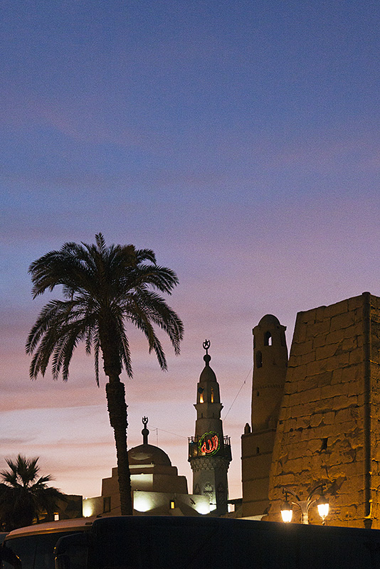 Luxor :: Temple and Mosque with Neon