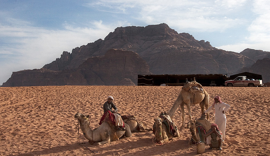 Bedouins heading back
