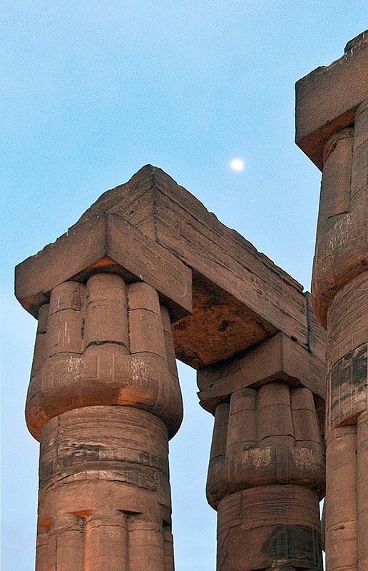 Moonrise and Column