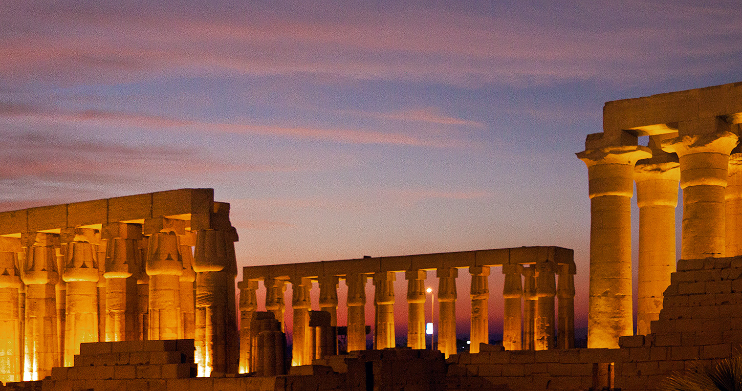 Temple at Sunset