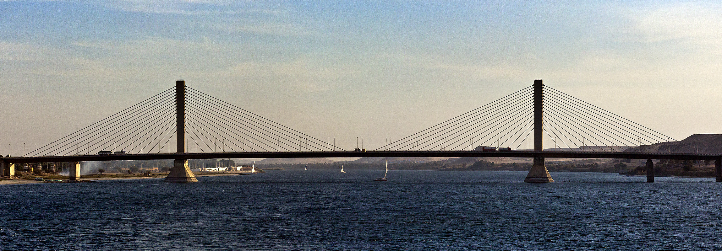 The Nile with Bridge