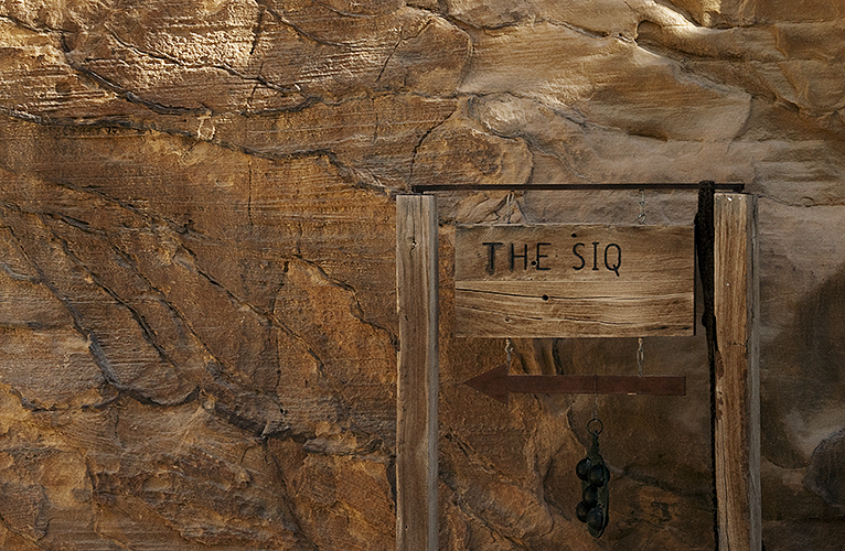 Entering the Siq