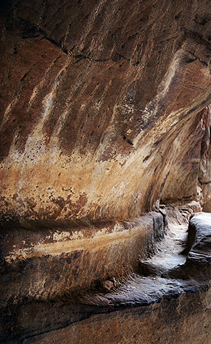 Water System Carved into the Canyon Walls