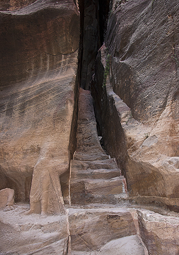 Stairway with Sculpture of Female Figure 2