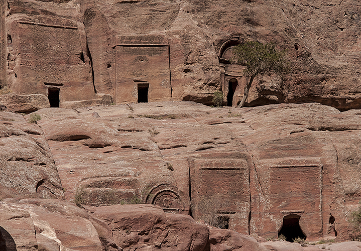 Detail of Dwellings in the Hillside 