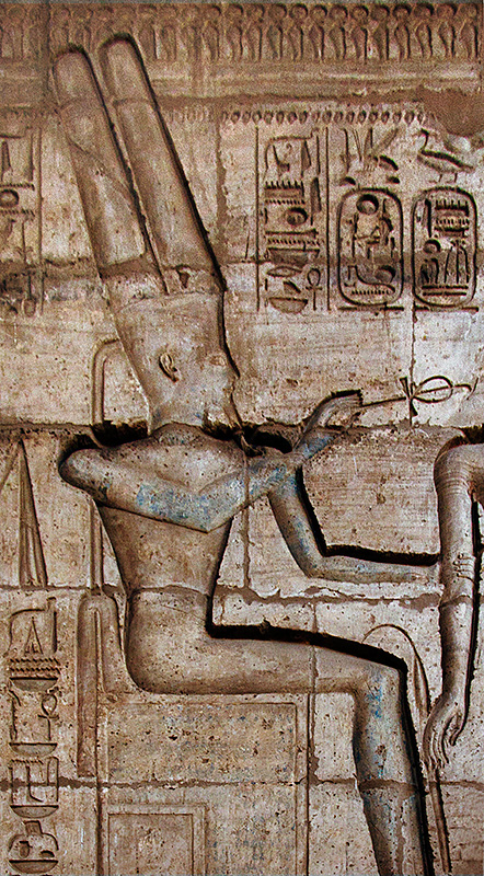 Pharoah with Ankh