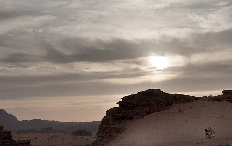 Sun Setting on Sand